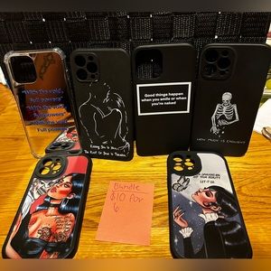Phone case bundle- good as new